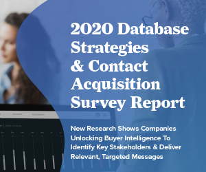 2020 Database Strategies and Contact Acquisition Survey Report